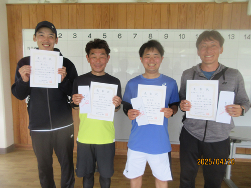 成年男子入賞者