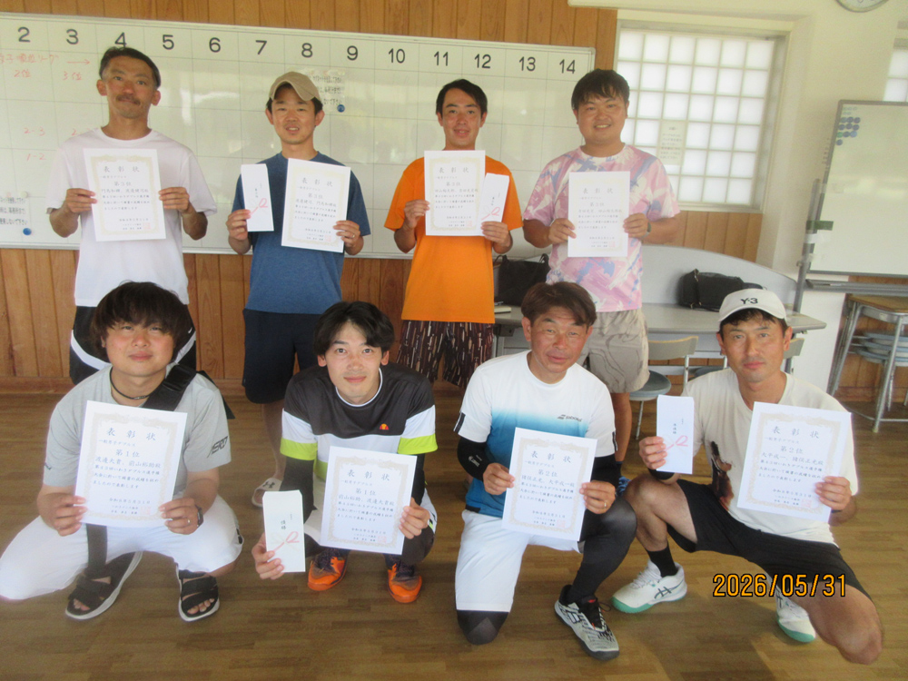 成年男子入賞者